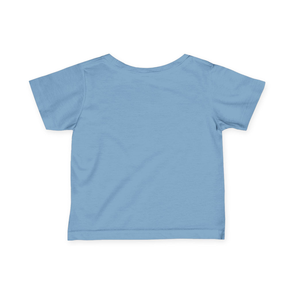Infant Tee — "50% plátano 50% salami" Cute Spanish Baby Shirt