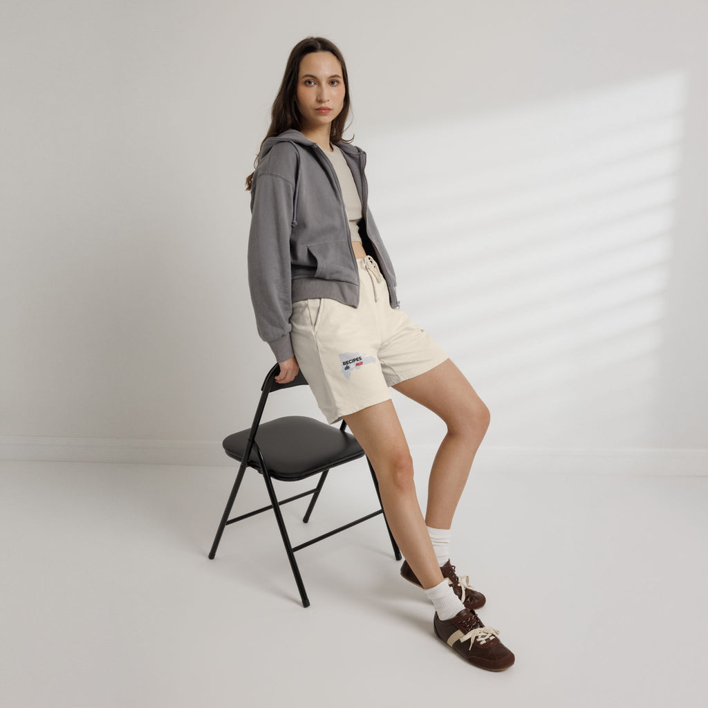 Fleece Sweat Shorts — Recipes de lo Mio Minimal Logo