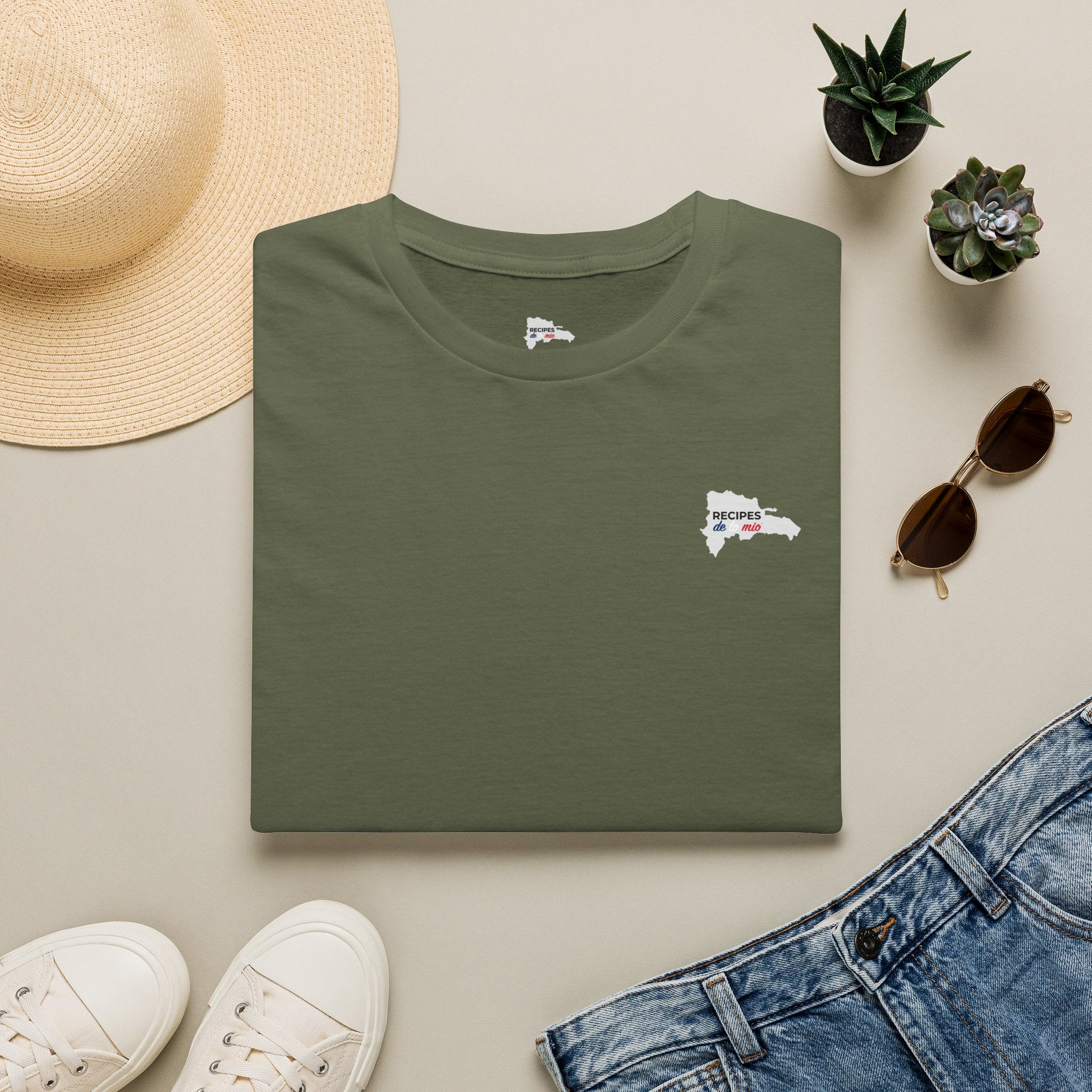 Minimalist 'Modern Home' Chest Logo T‑Shirt