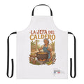 Apron — "La Jefa del Caldero" Kitchen Apron (Hispanic Grandma Cooking Gift)