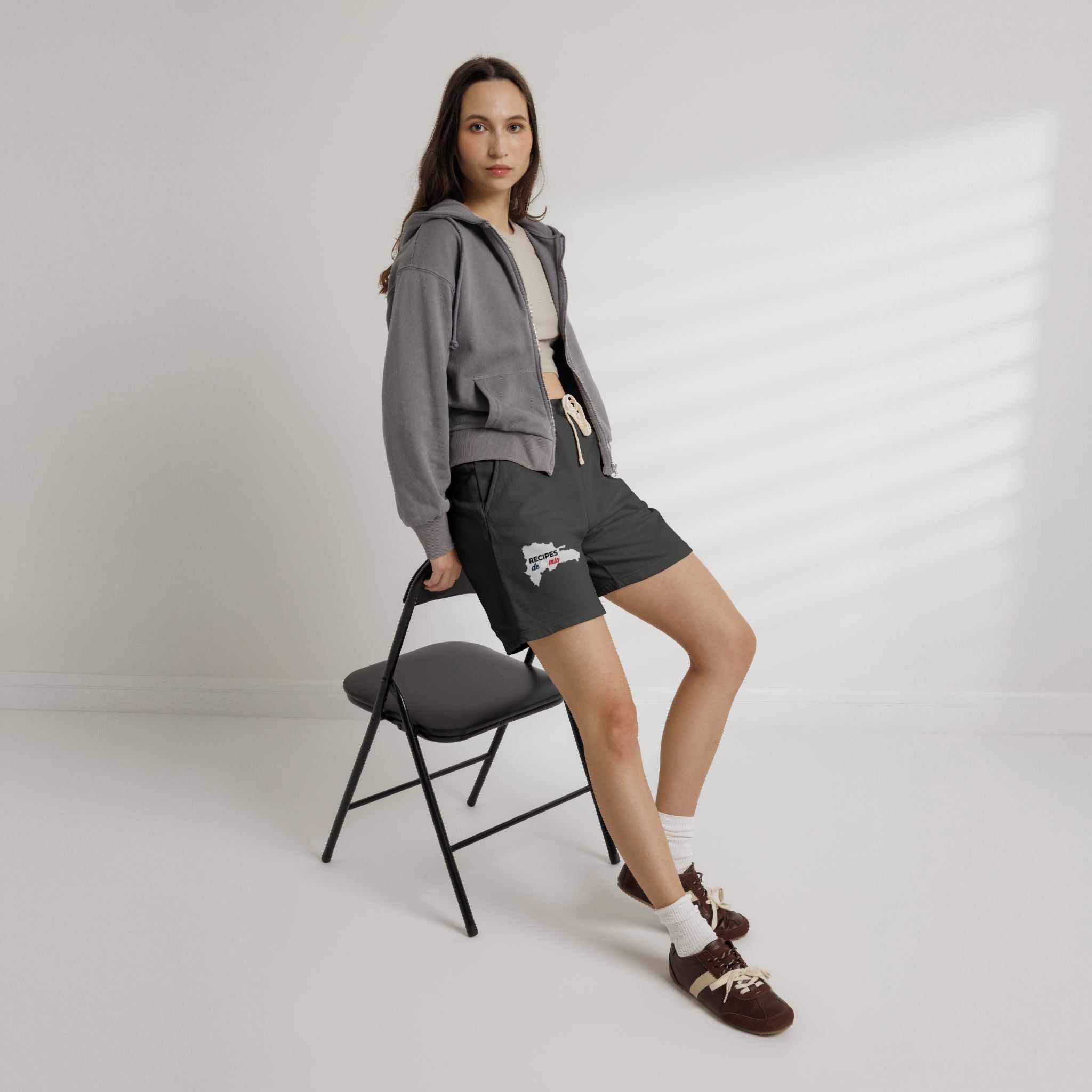 Fleece Sweat Shorts — Recipes de lo Mio Minimal Logo