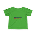 Infant Tee — "50% plátano 50% salami" Cute Spanish Baby Shirt