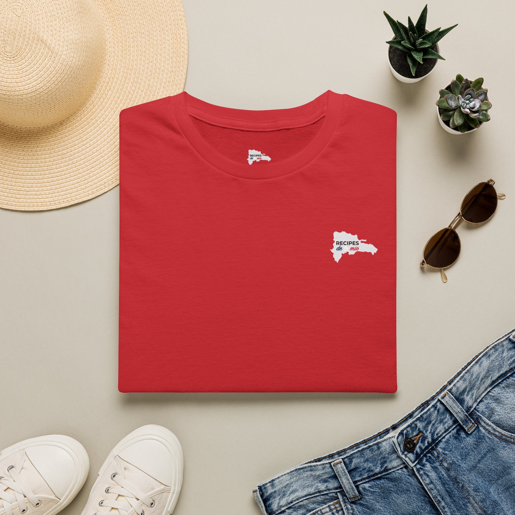 Minimalist 'Modern Home' Chest Logo T‑Shirt
