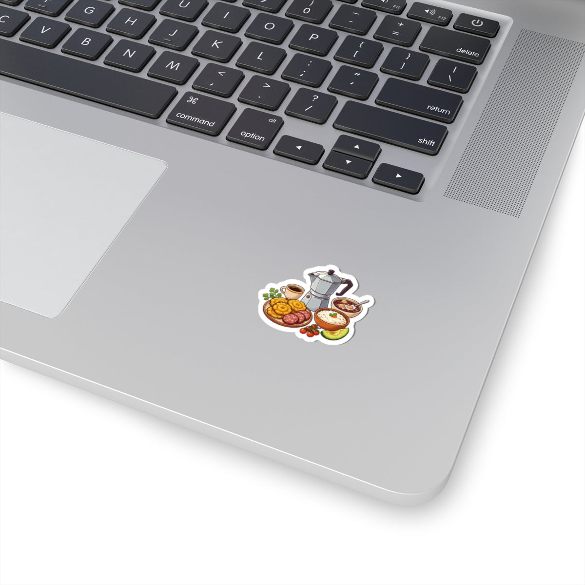 Breakfast Spread Kiss-Cut Sticker — Coffee, Arepas & Arepa Toppings Sticker